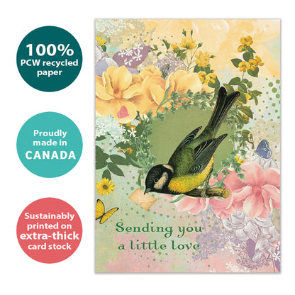 Sending Love Birdie Thinking of You Card