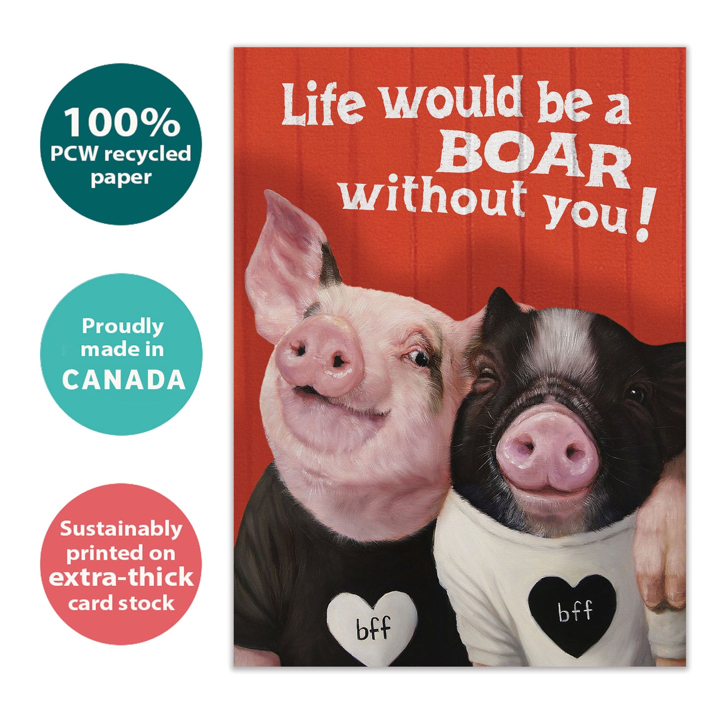 BFFs Friendship Card