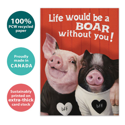 BFFs Friendship Card