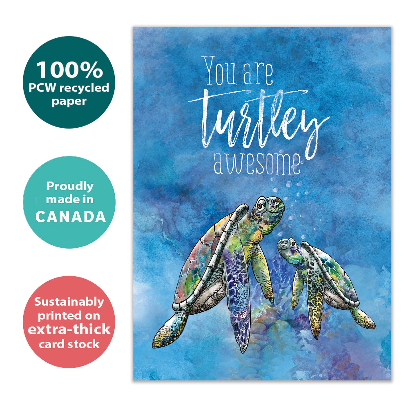Turtley Awesome Friendship Card