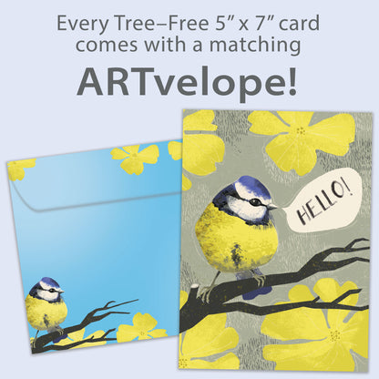 Hello Yellow Thinking of You Card