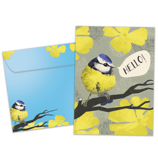 Hello Yellow Thinking of You Card