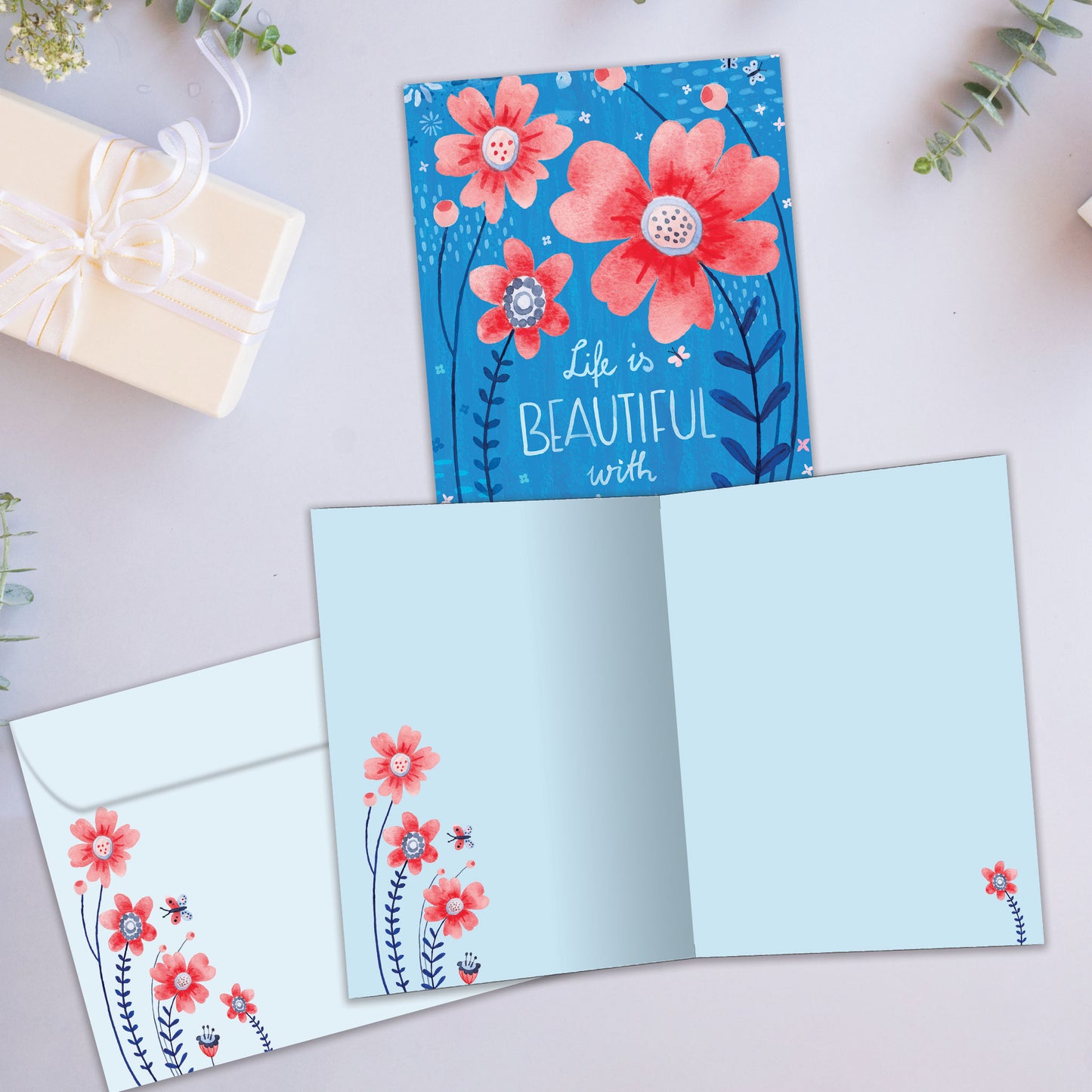 Beautiful With You Friendship Card