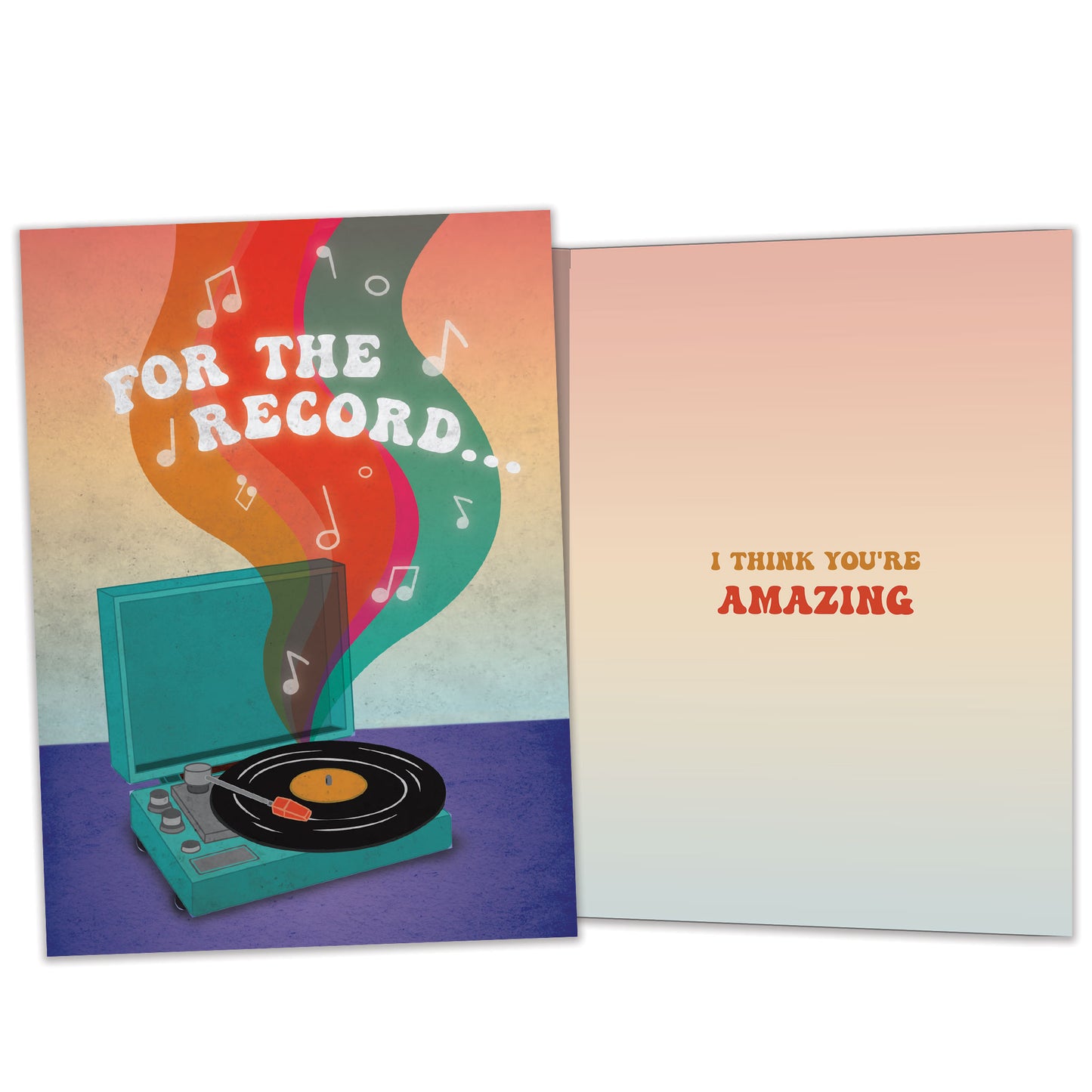 For The Record Friendship Card