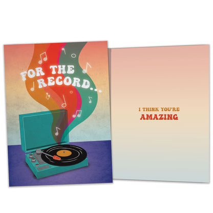 For The Record Friendship Card