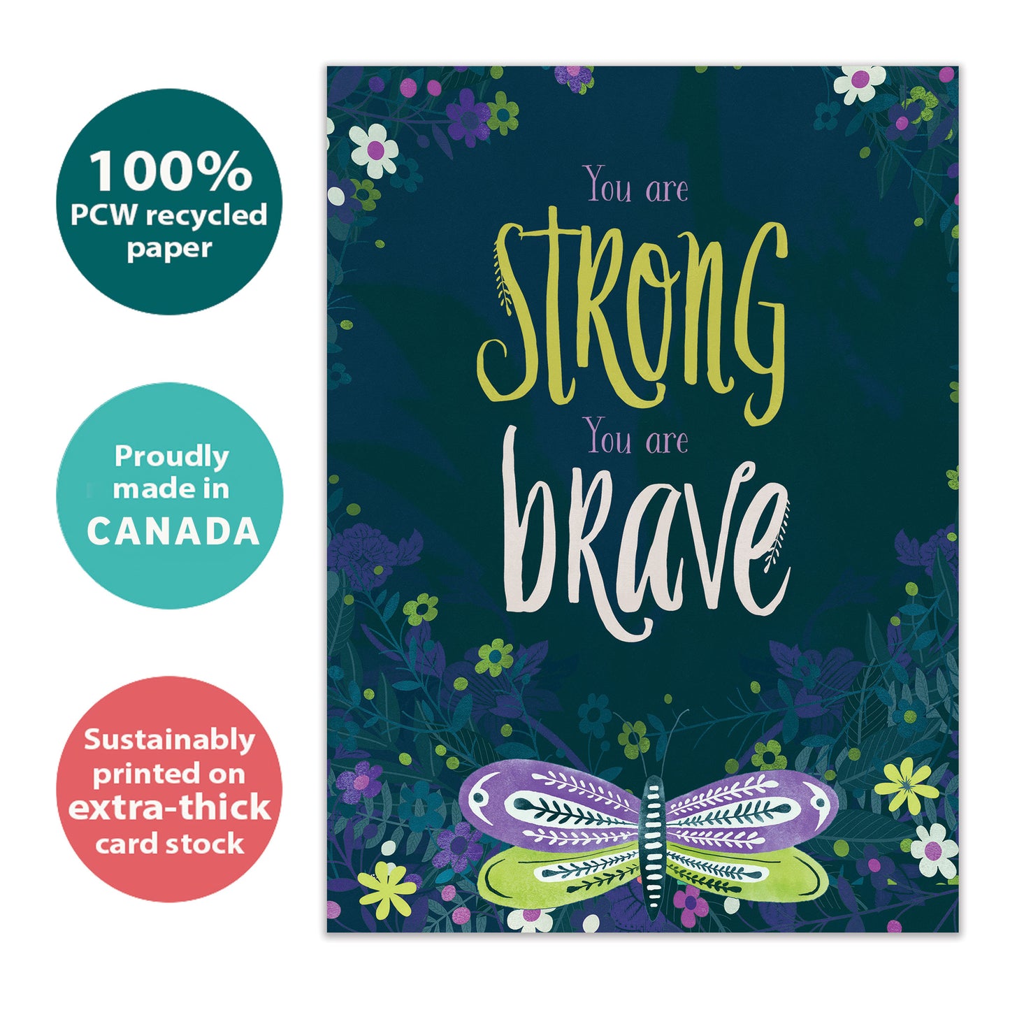 Strong and Brave Support Card
