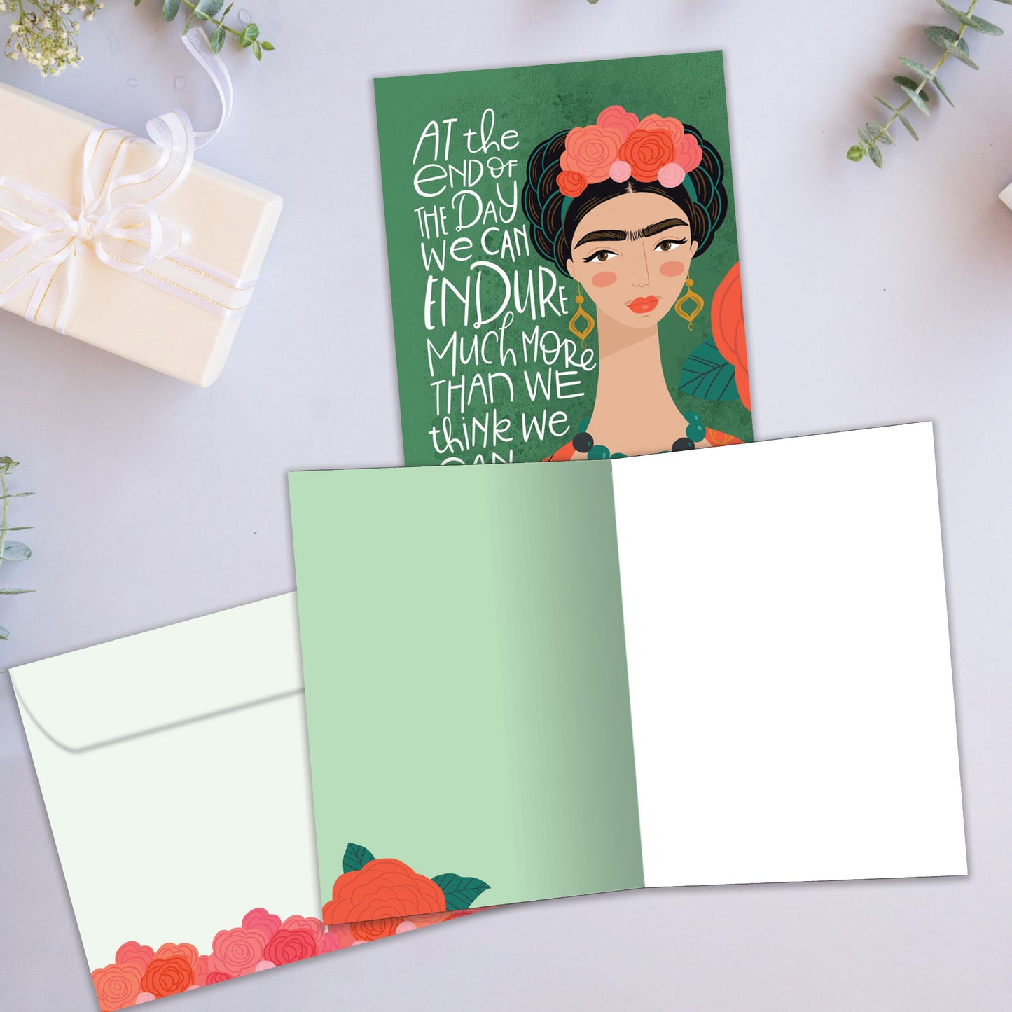 Stronger than you think Encouragement Card
