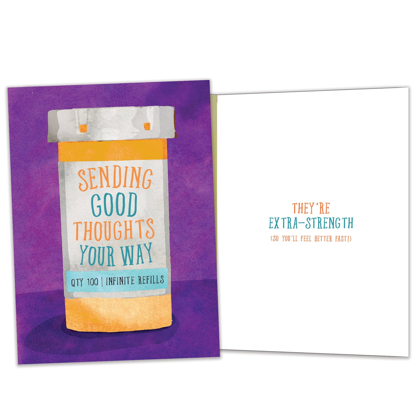 Good Thoughts Prescription Get Well Card