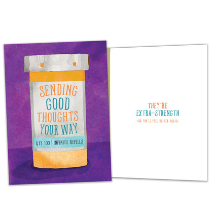 Good Thoughts Prescription Get Well Card