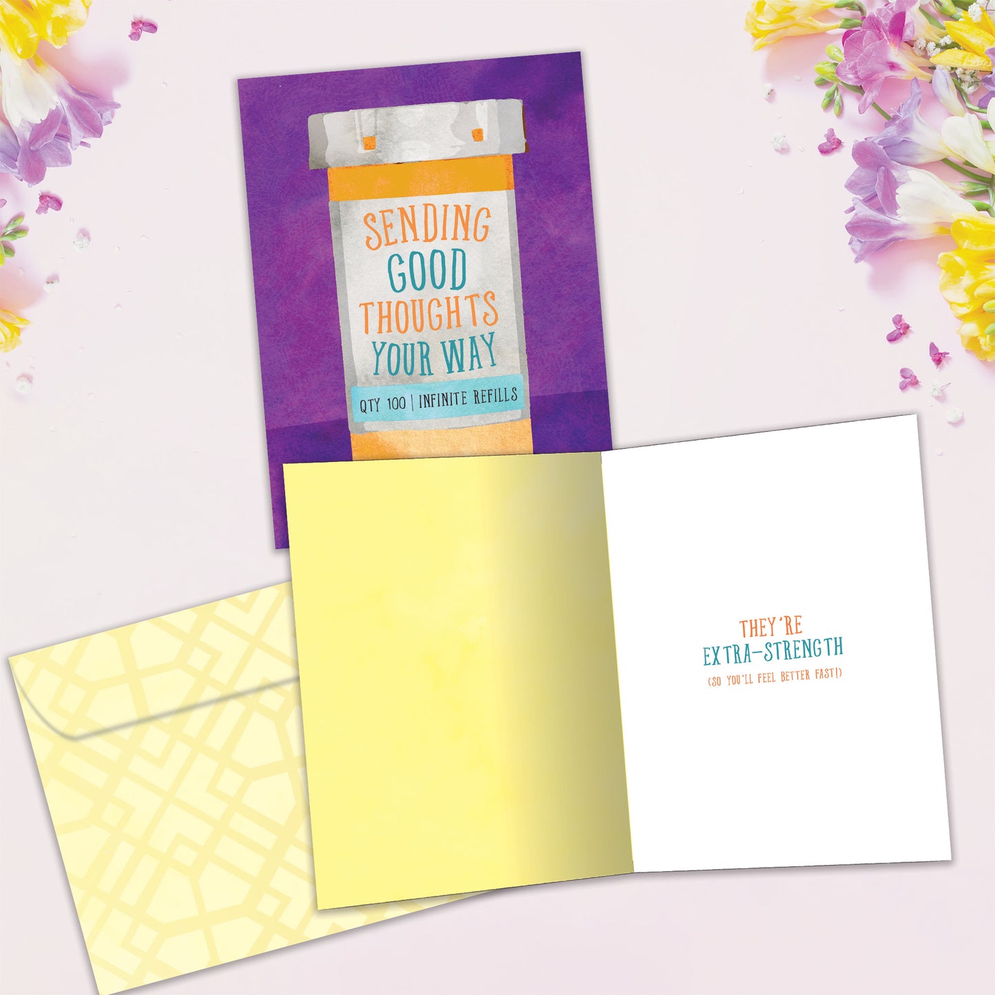 Good Thoughts Prescription Get Well Card