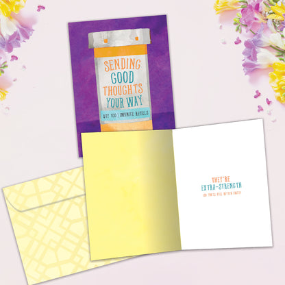 Good Thoughts Prescription Get Well Card