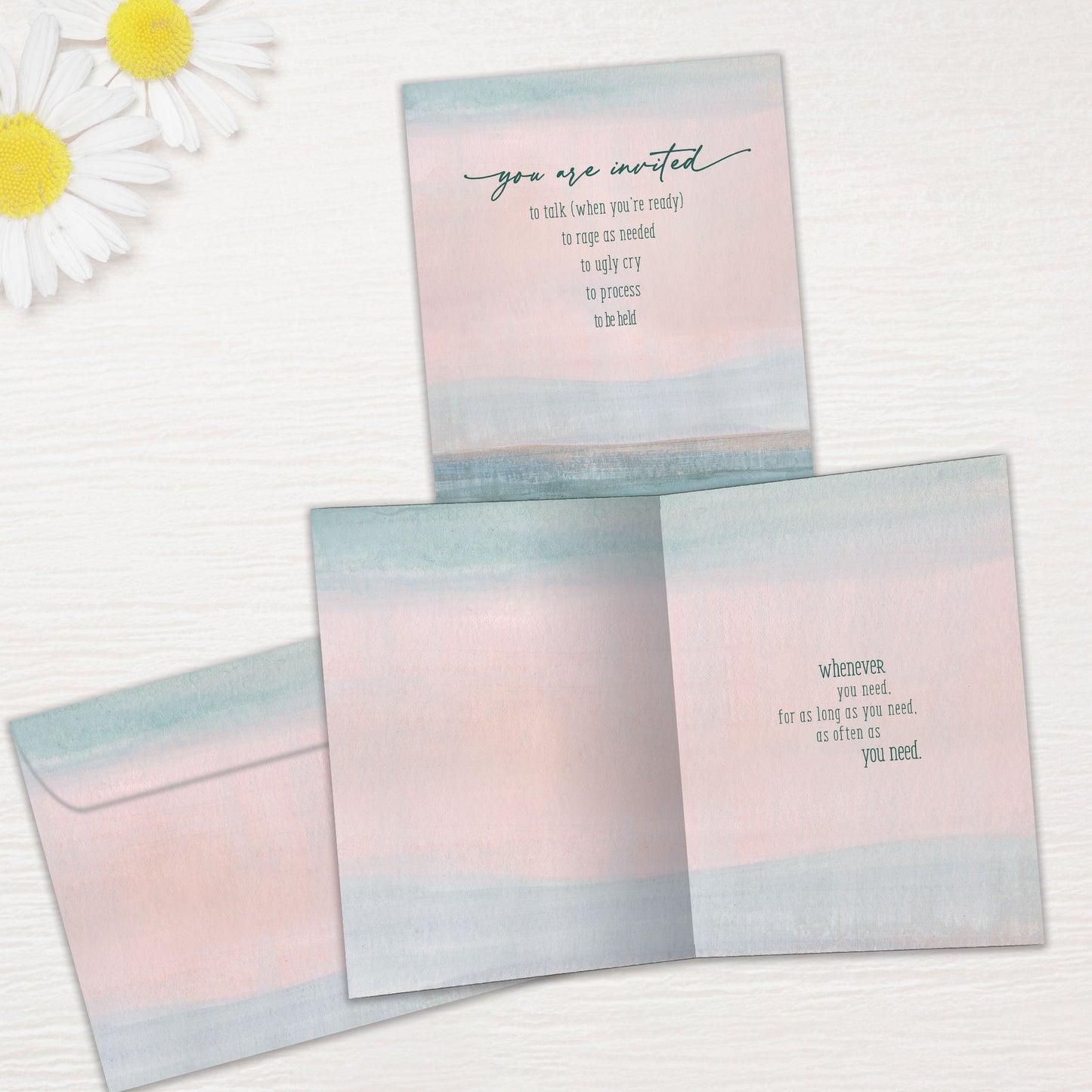 Invited To Be Held Support Card