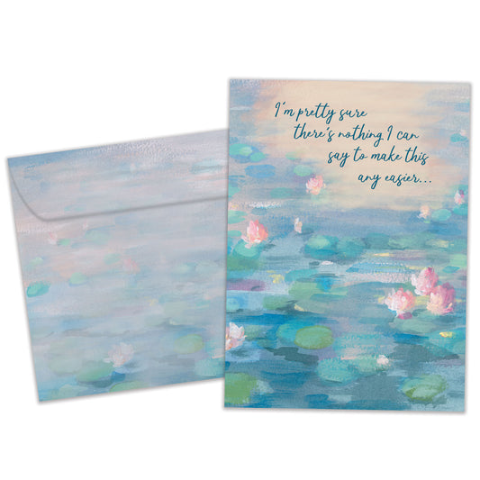 Listening Waterlilies Support Card