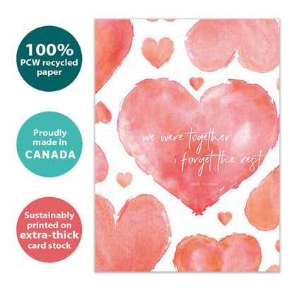 Forget The Rest Love Card