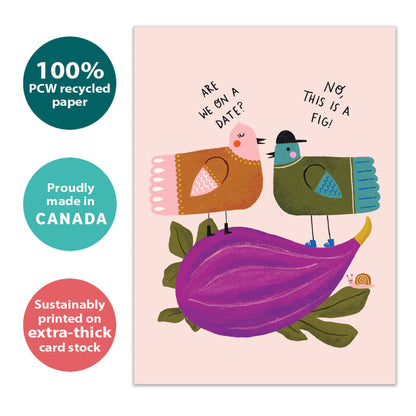 Figgin Love You Love Card