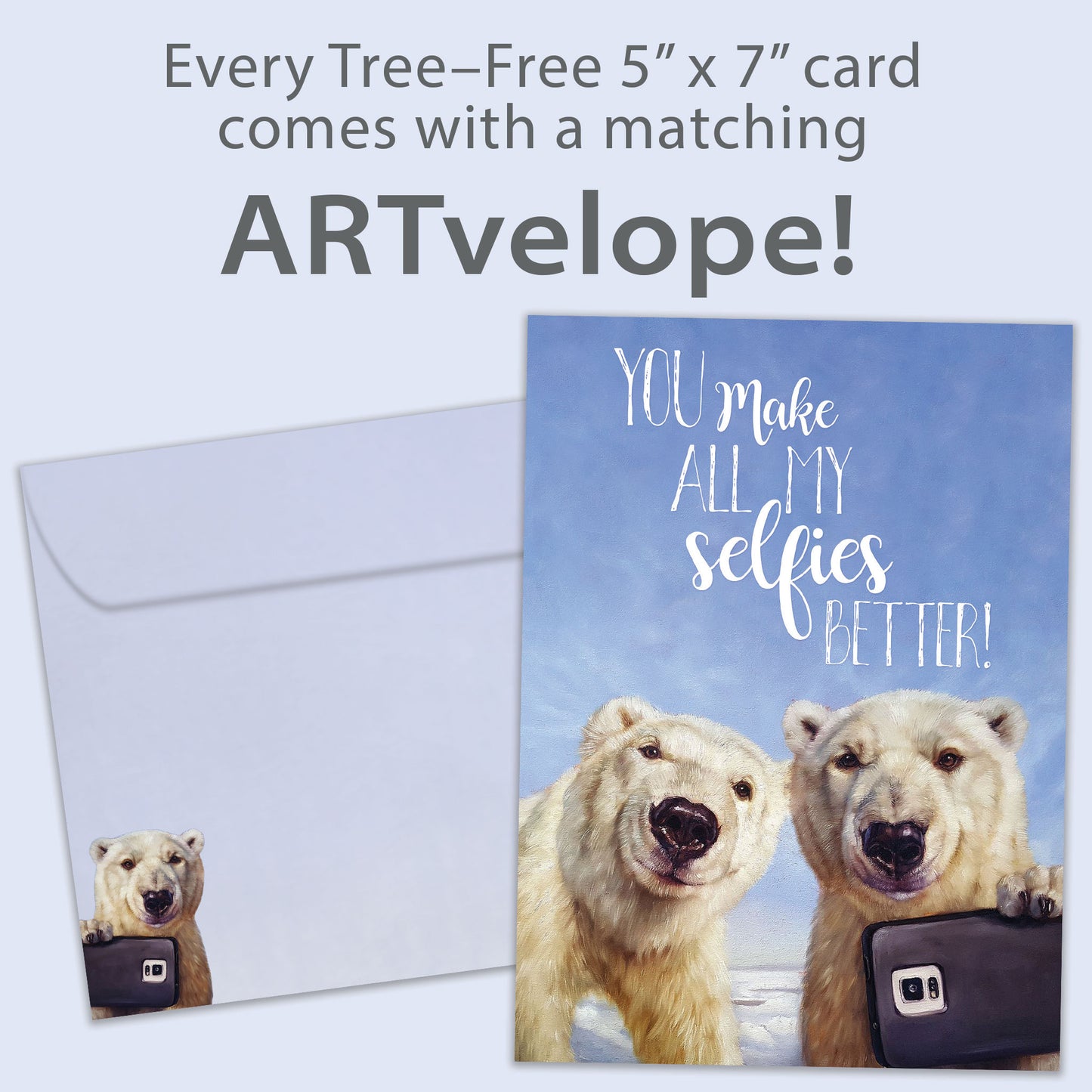 Selfies Love Card