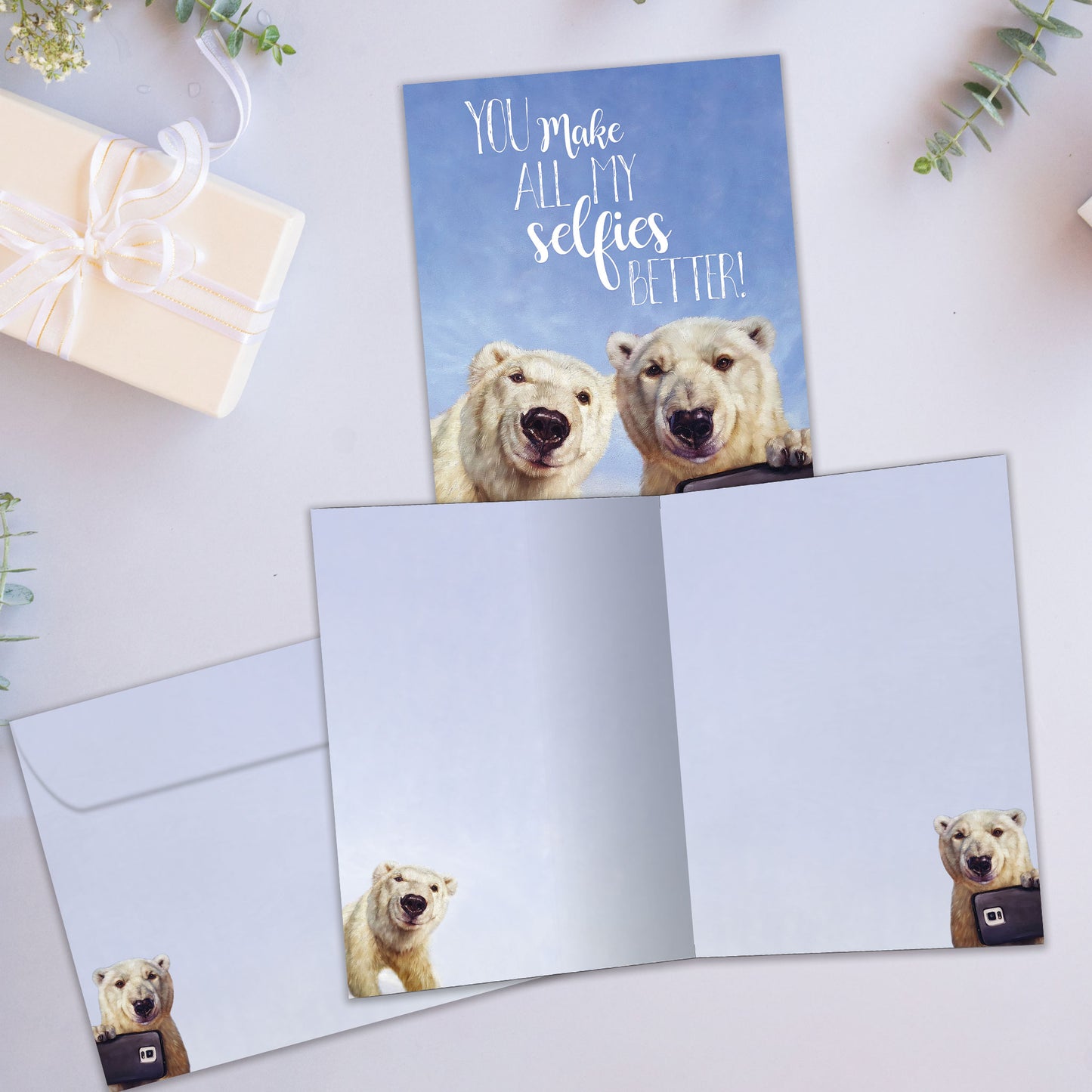 Selfies Love Card