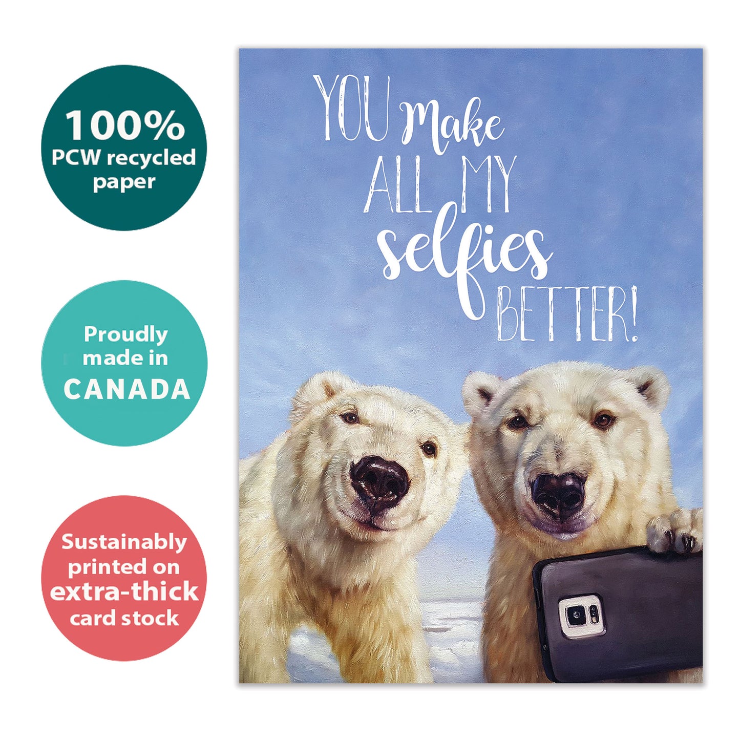 Selfies Love Card