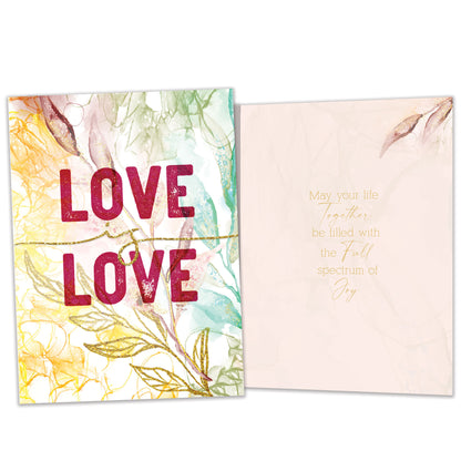 Love Is Love Wedding Card