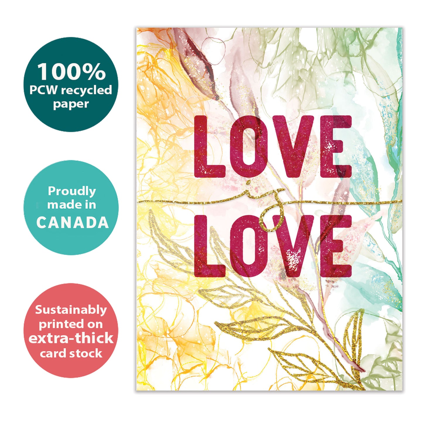 Love Is Love Wedding Card
