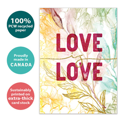 Love Is Love Wedding Card