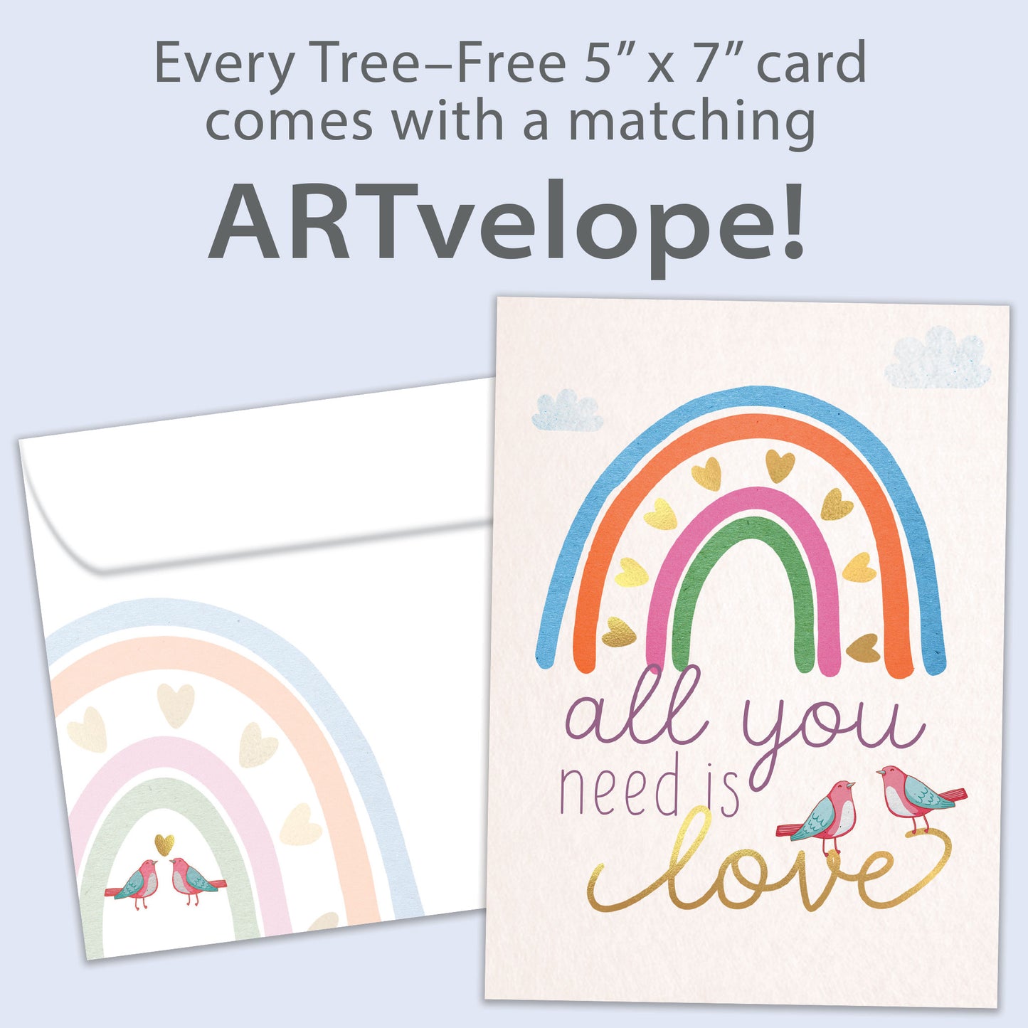 Love Rainbow Love Card