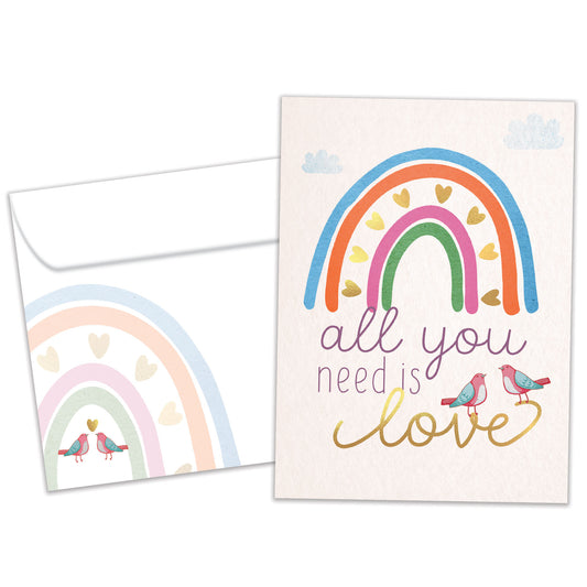 Love Rainbow Love Card