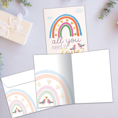 Love Rainbow Love Card