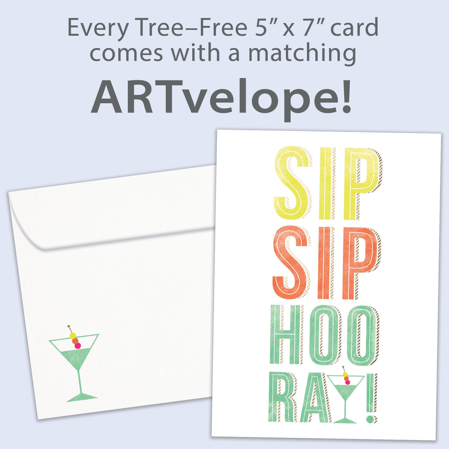 Sip Sip Hooray Congratulations Card