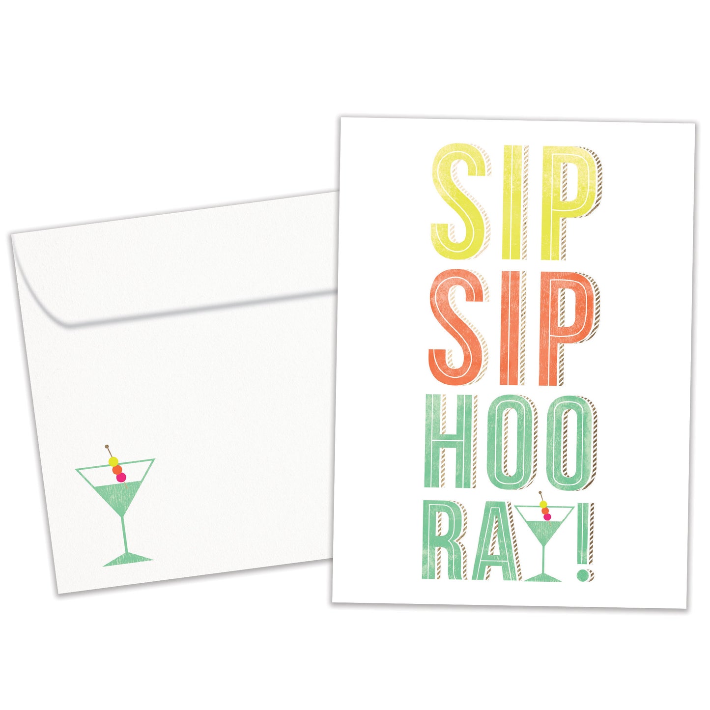 Sip Sip Hooray Congratulations Card