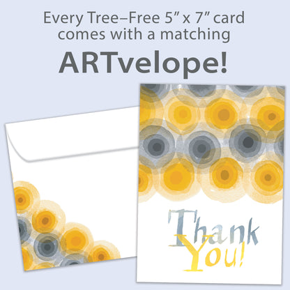 Watercolor Thanks Thank You Card