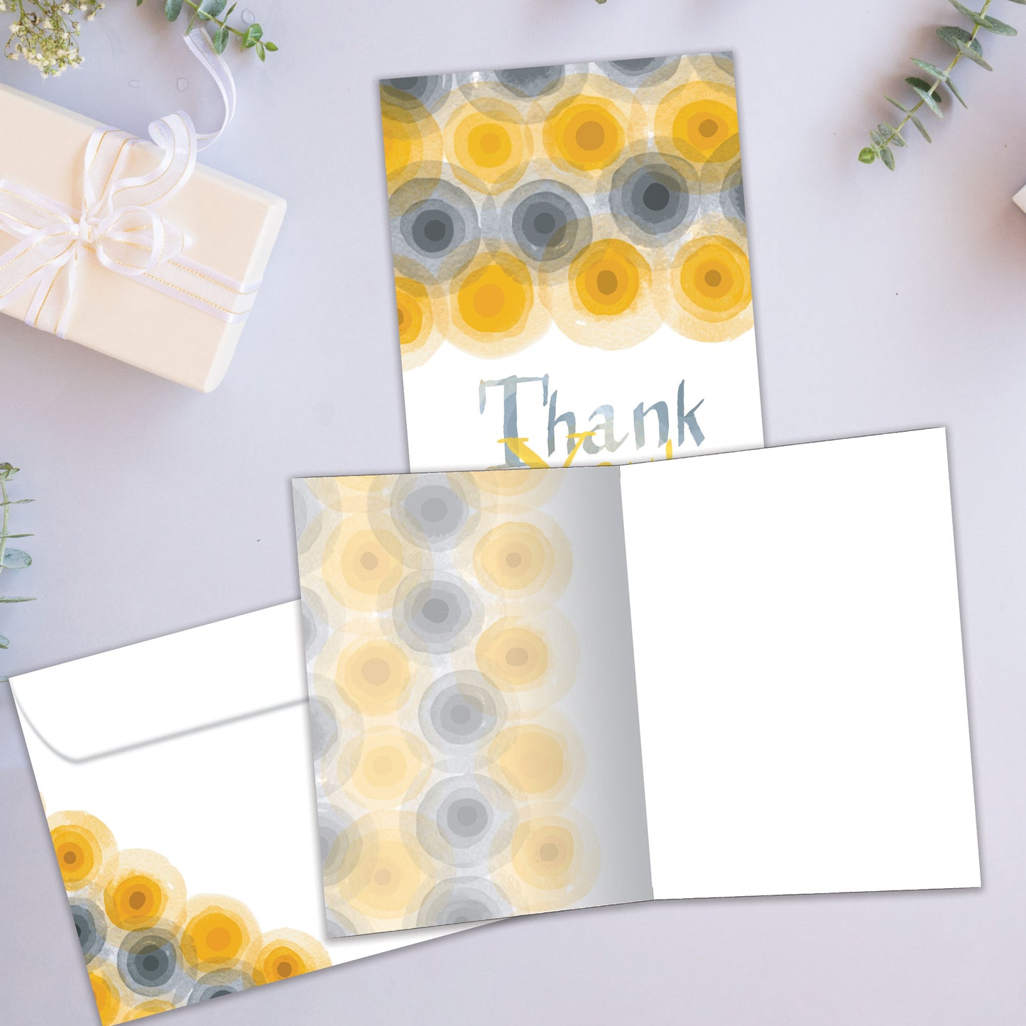 Watercolor Thanks Thank You Card