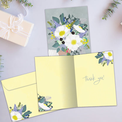 Floral Bouquet Thank You Card
