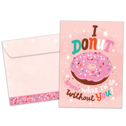 Frosted Donut Thank You Card