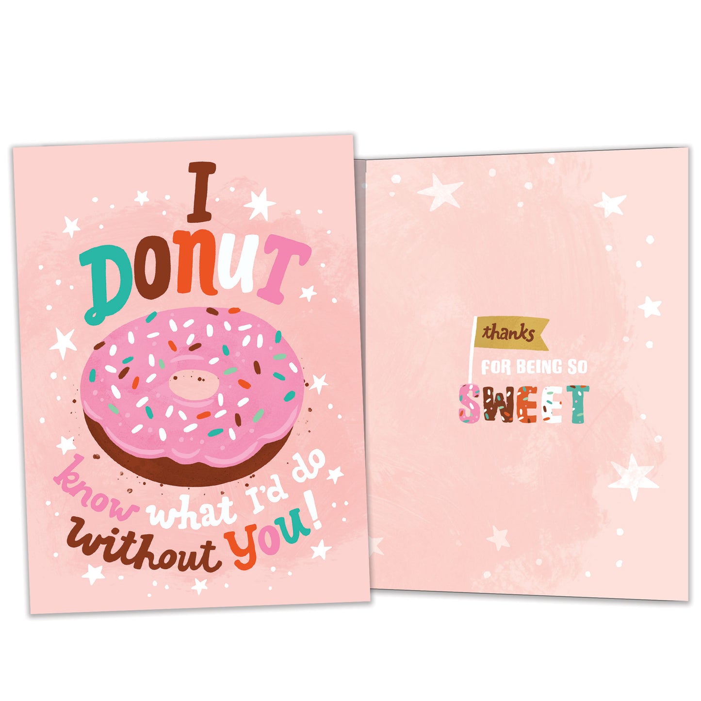 Frosted Donut Thank You Card