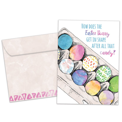 Bunny Diet Easter Card