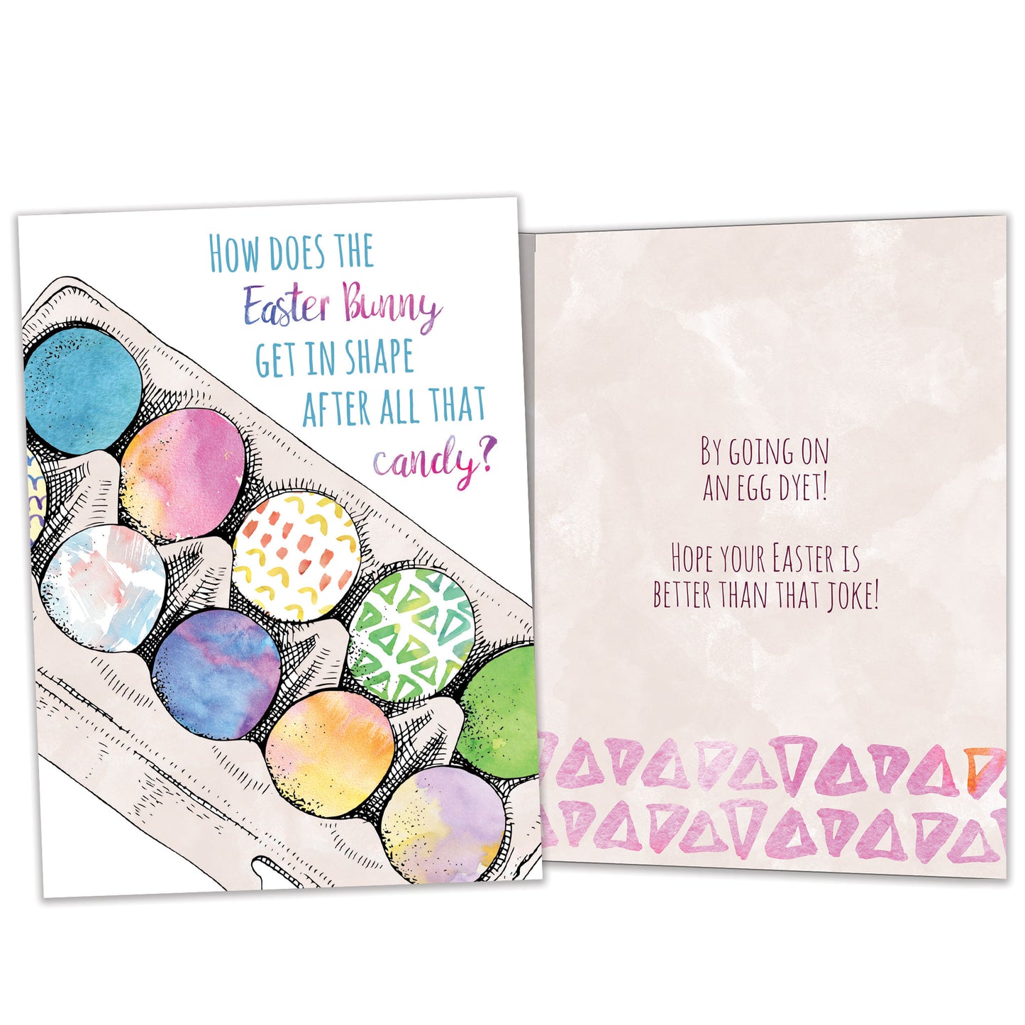 Bunny Diet Easter Card