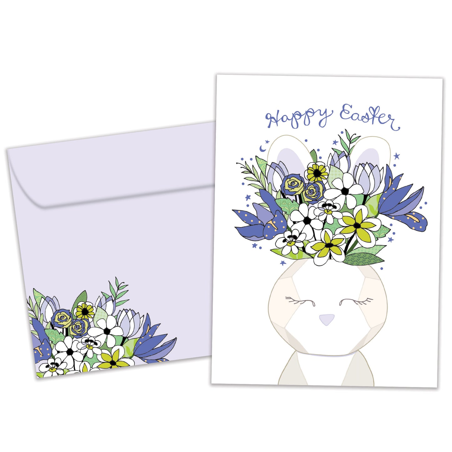 Bunny Bouquet Easter Card