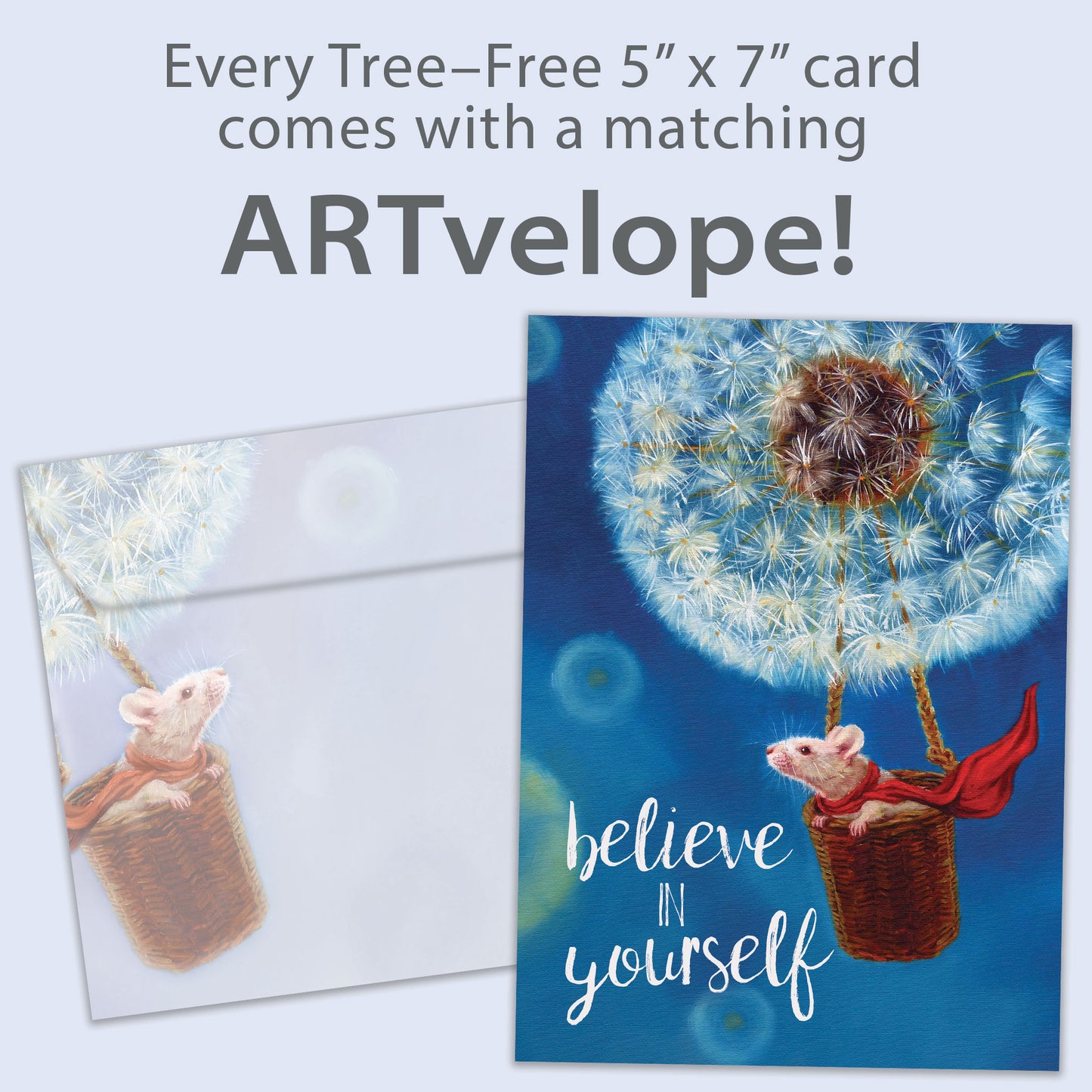 Believe Mouse Encouragement Card