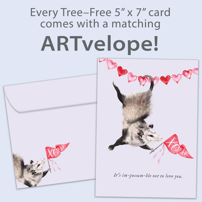 Possum Love Valentine’s Day Card