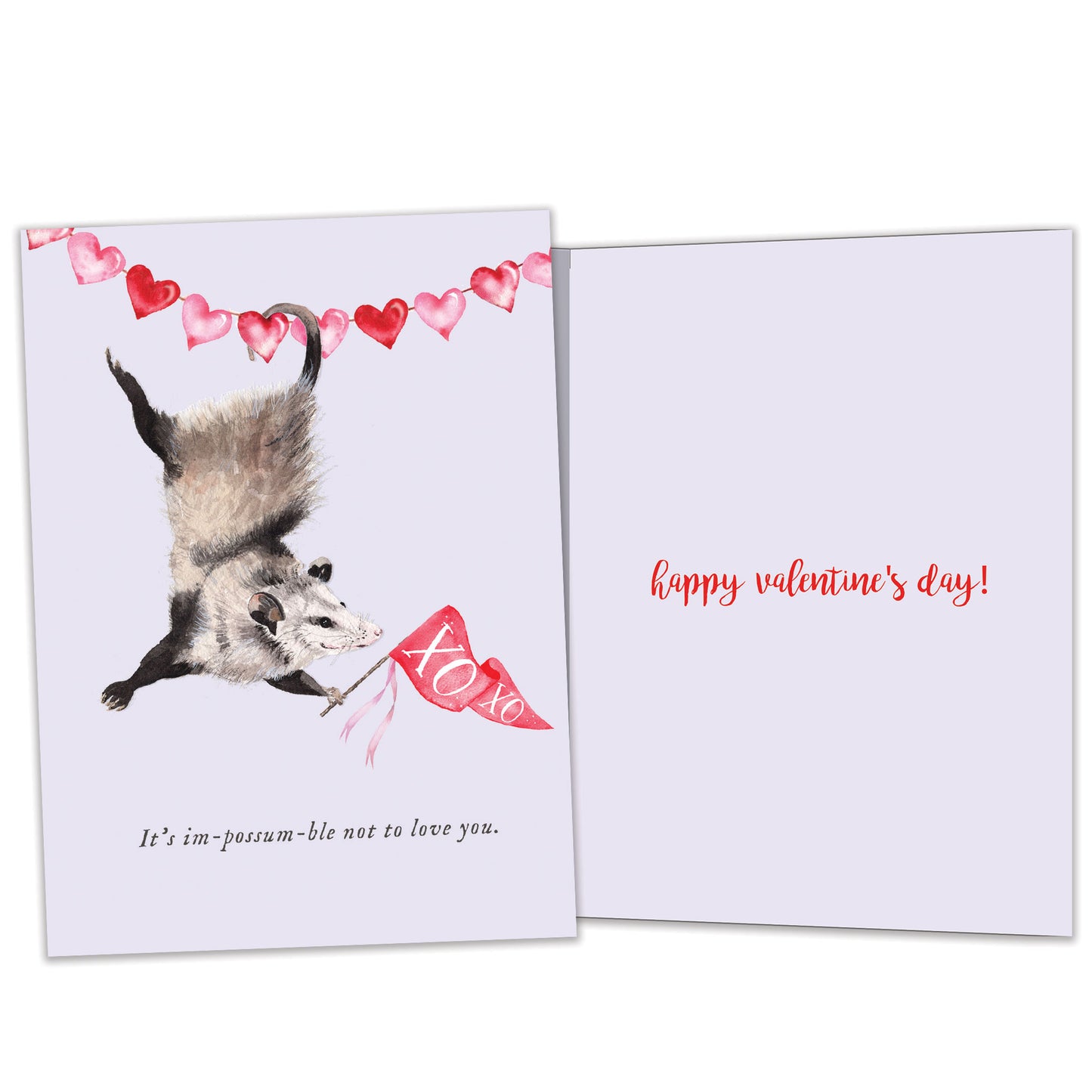 Possum Love Valentine’s Day Card