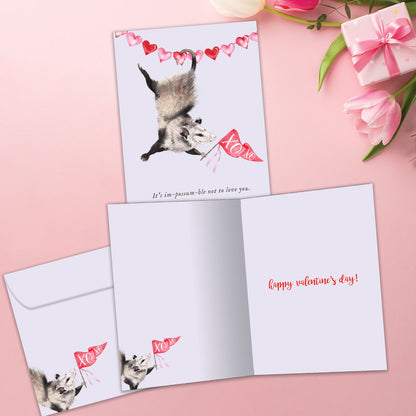Possum Love Valentine’s Day Card