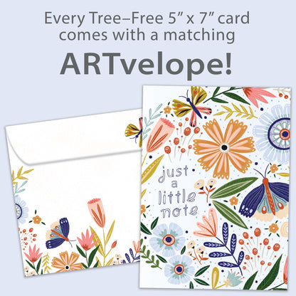 Bright Little Note Thinking of You Card