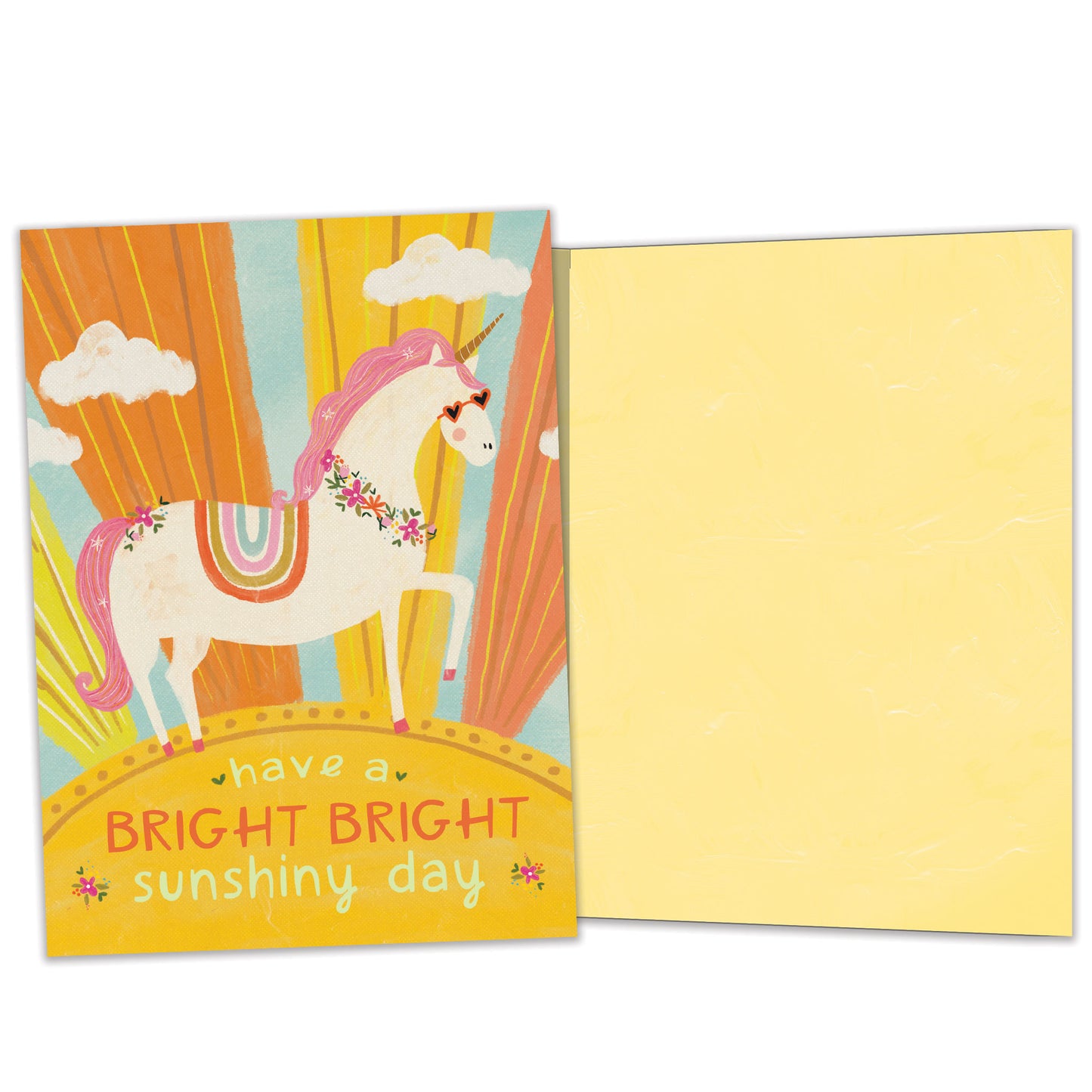 Bright Day Unicorn Thinking of You Card