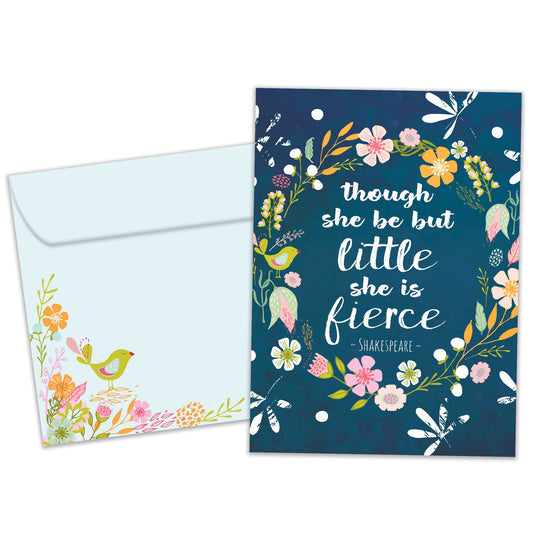 Little and Fierce Friendship Card