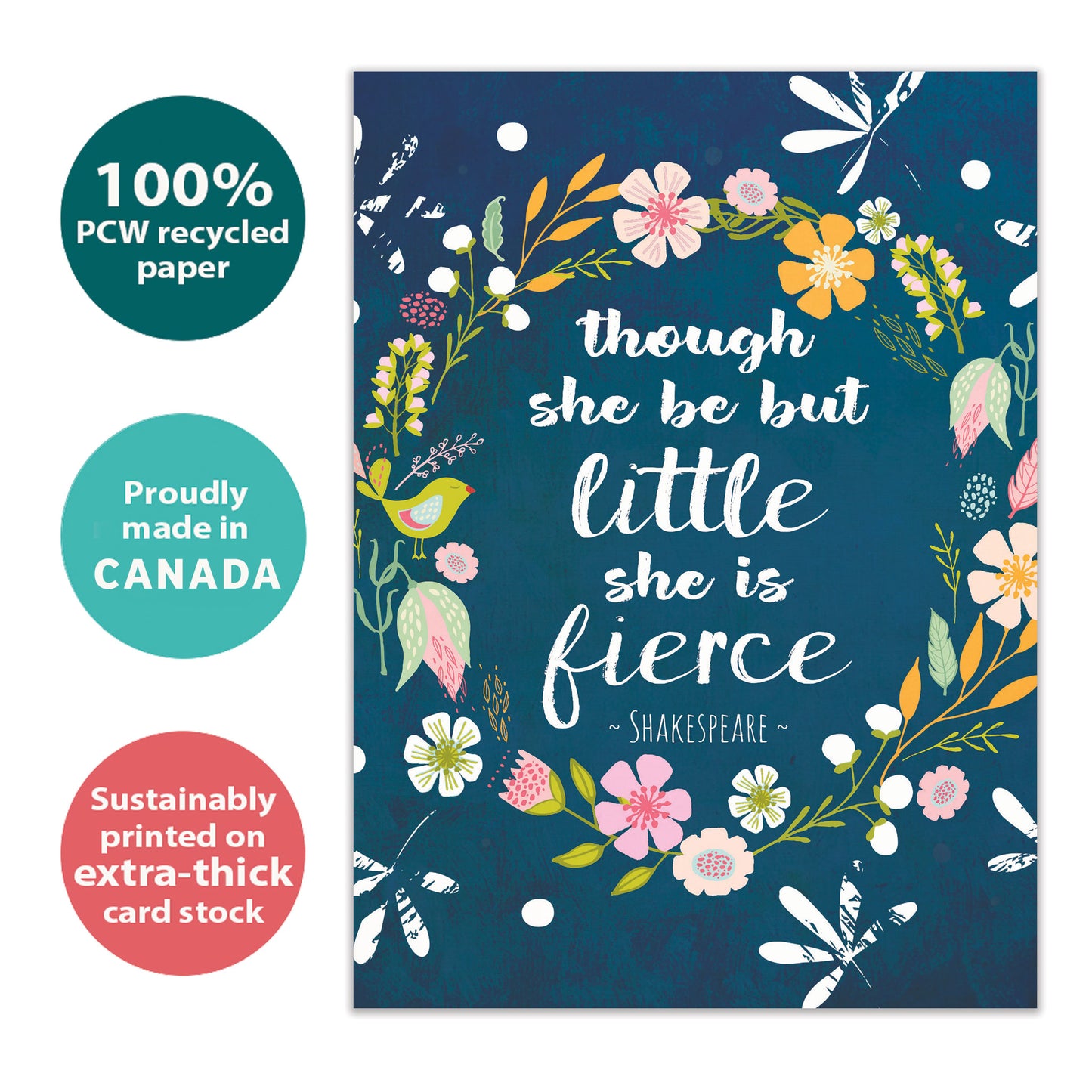 Little and Fierce Friendship Card