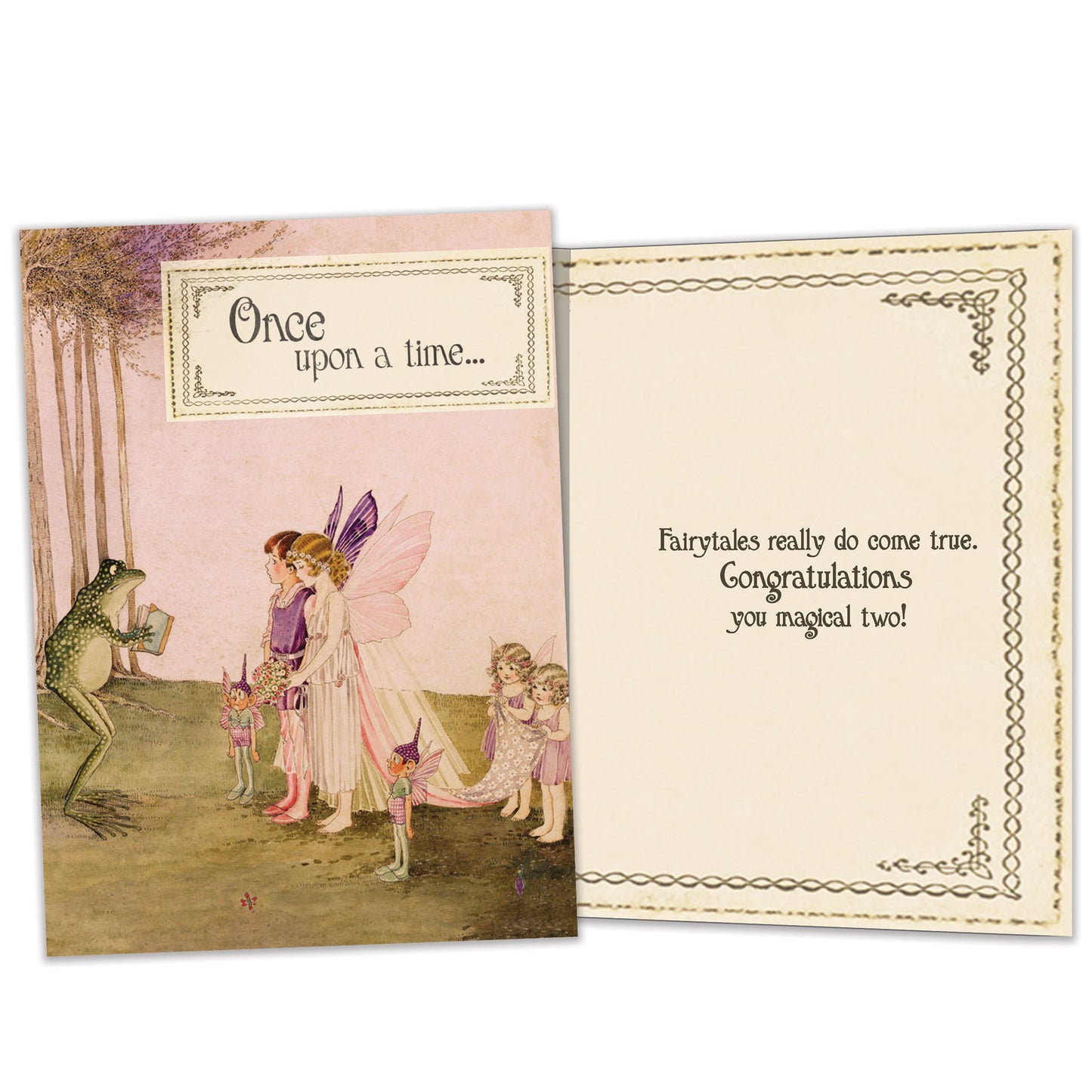 Forget the Fairytale Wedding Card