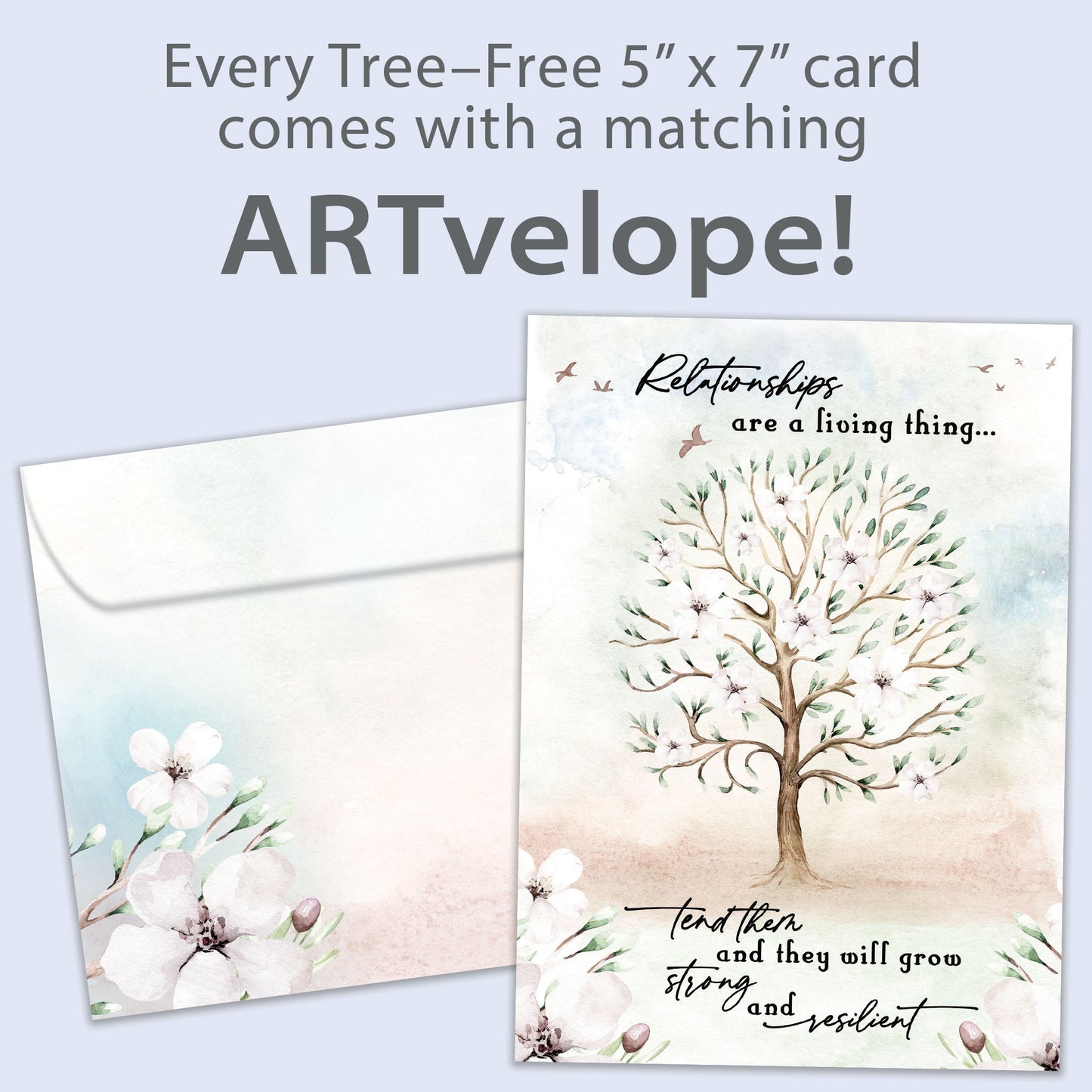 Tended Relationships Wedding Card