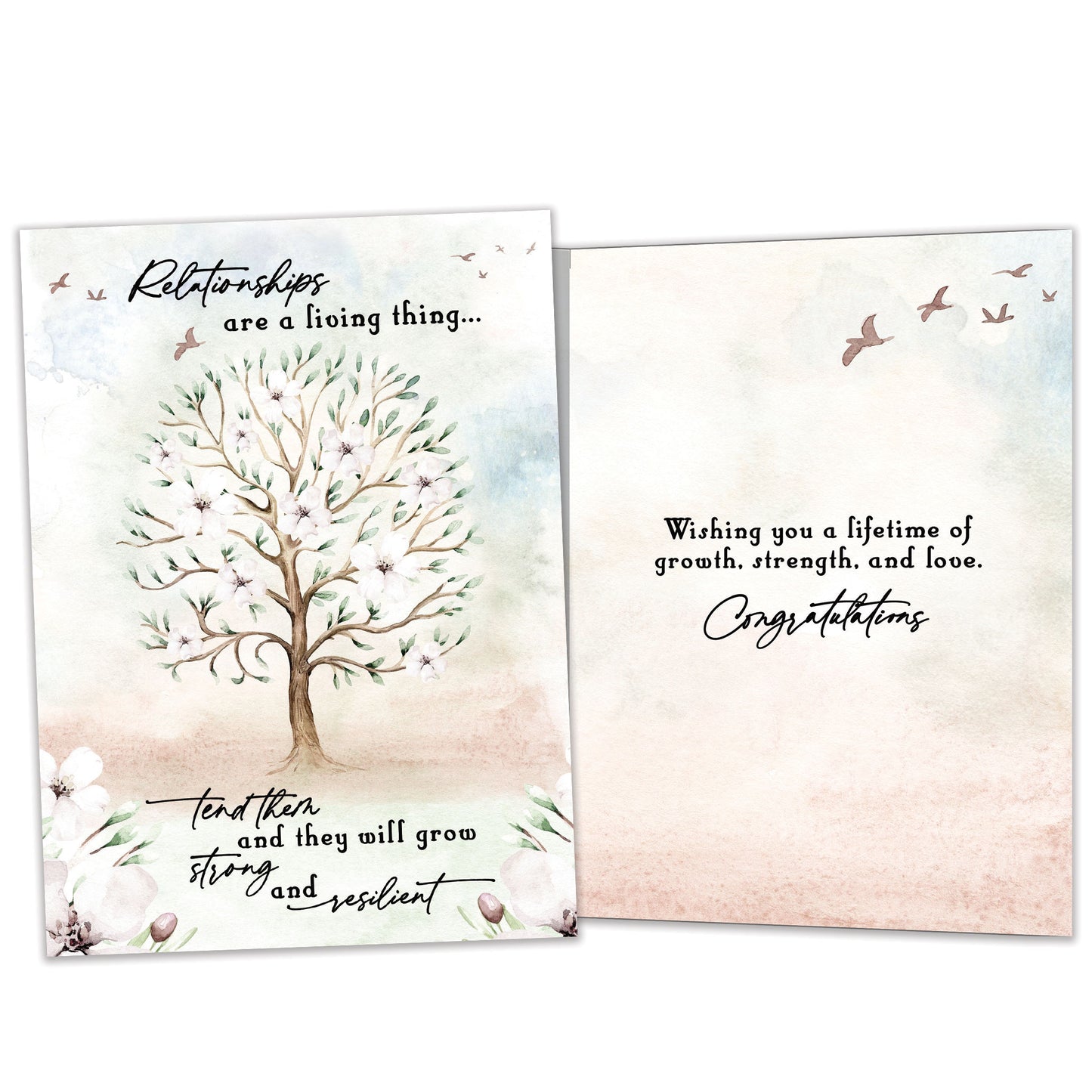 Tended Relationships Wedding Card