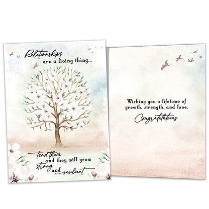 Tended Relationships Wedding Card